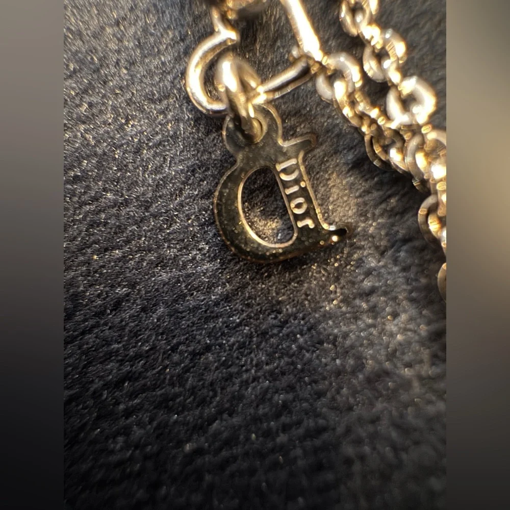 EUC Vintage Dior Silver Toned Necklace